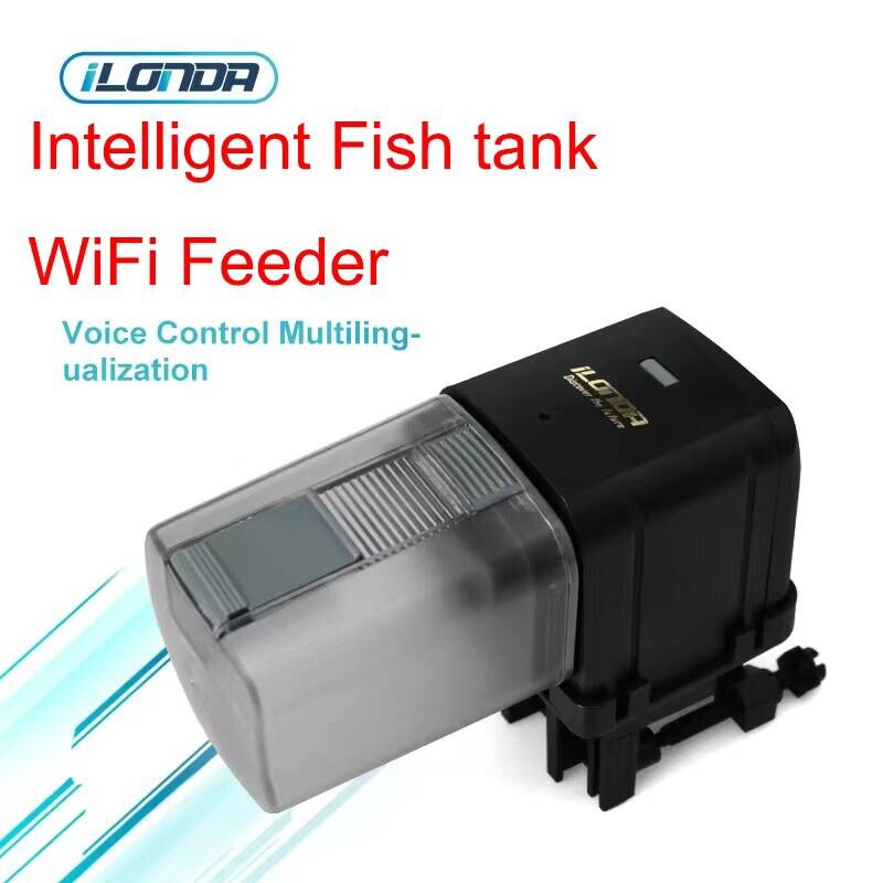Planted Aquarium Products - Ironda-水族館用の自動魚フィーダー,インテリジェント水槽,フードディスペンサー,製品アクセサリー,制御ツール,鯉,エビ,植物,Wi-Fi