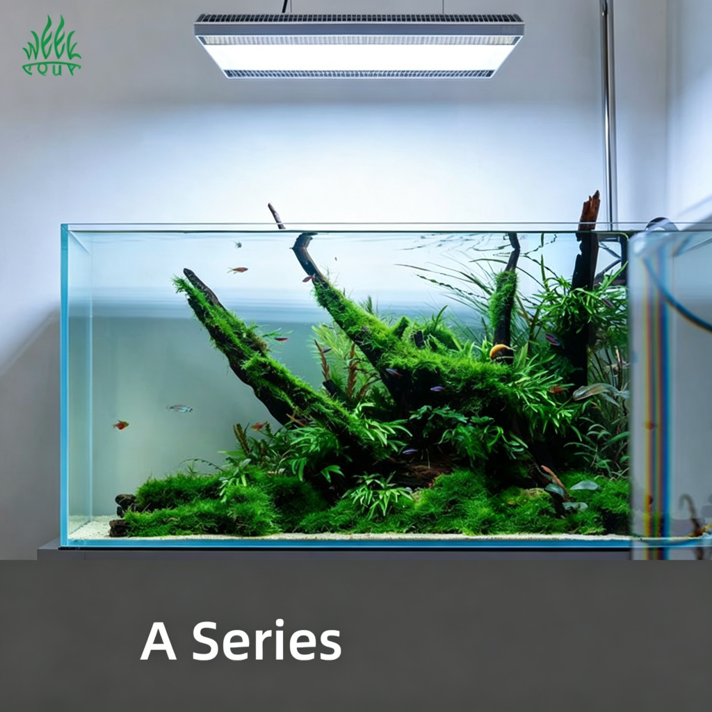 Planted Aquarium Aquascape - ウィークアクア A430Pro LED水槽ライト 120W RGB UV