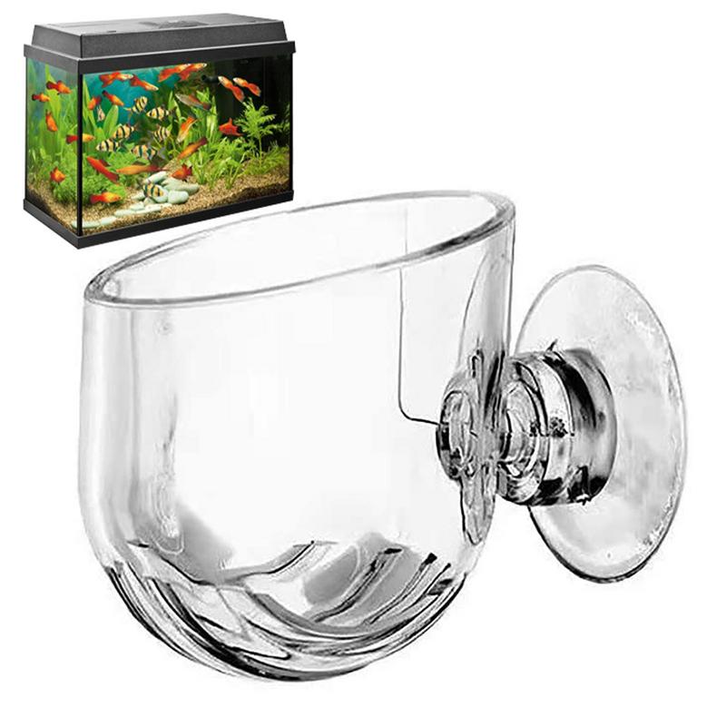 Aquarium Plant Seeds - アクリル水生植物カップ水族館水植物ポット水草カップ吸引サンゴ苔フィーダーポット水槽の装飾