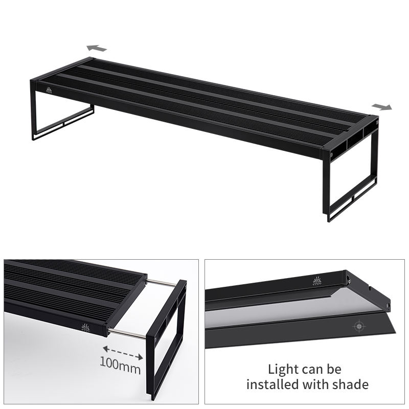 Planted Aquarium Aquascape - Lシリーズ 60/90/120cm Ver.3 フルスペクトル水槽植物育成ライト Bluetooth RGB+UV
