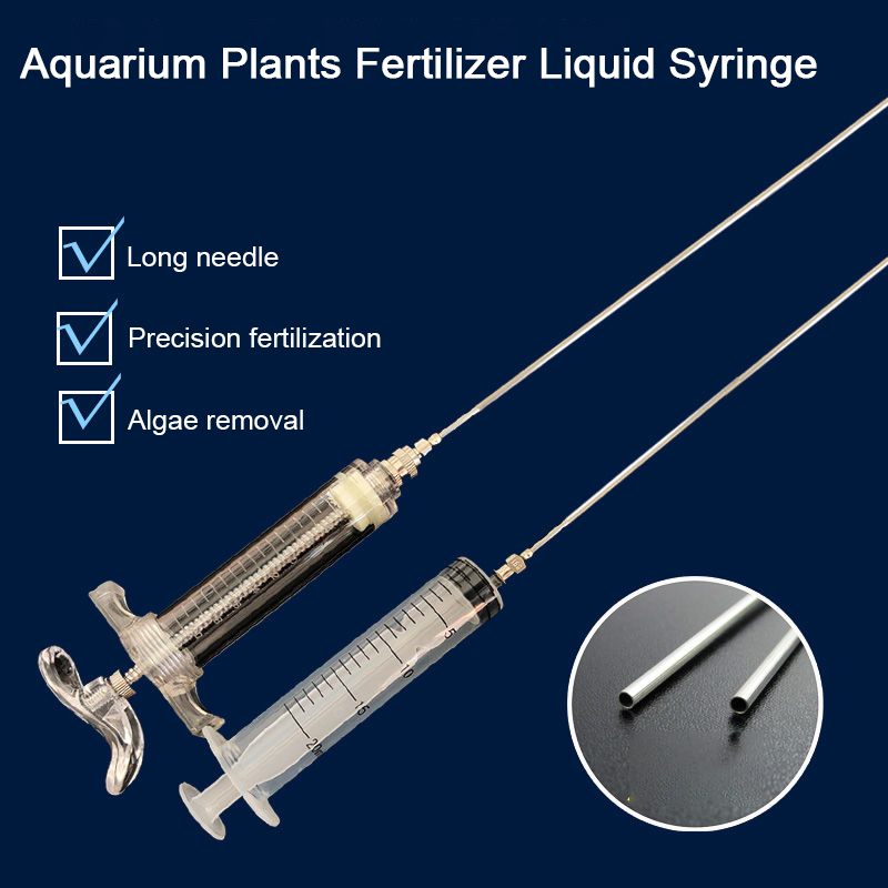 Aquarium Plant Fertilizer - 水族館の植物の成長健康肥料液体注射器 30 センチメートル 50 センチメートル水槽インジェクター草タンク水族館ツール
