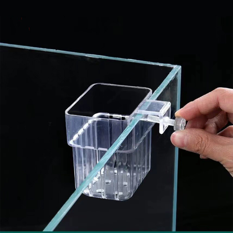 水槽植物ホルダー透明吊り下げポット水槽用水生植物栽培アクアス - Planted Aquarium Aquascape のレビューと価格