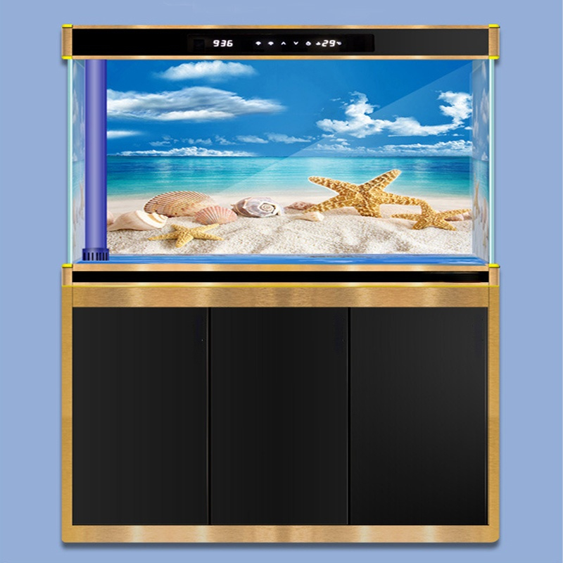 水族館の装飾ステッカー,水槽の風景の背景,海の植物のポスター - Planted Aquarium Wallpaper のレビューと価格