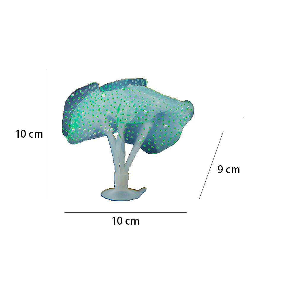 1 個発光アネモネ人工植物水族館の装飾プラスチック水中雑草草 - Aquarium Plant Grass のレビューと価格
