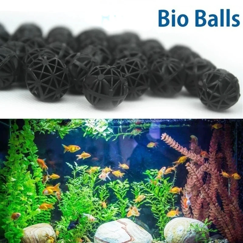 50/100 個家庭用水族館の池バイオボール 16 ミリメー - Aquarium Plant Fertilizer のレビューと価格