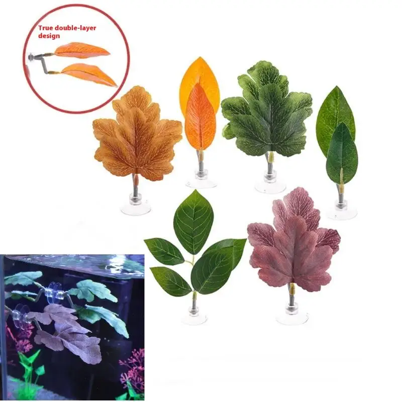 ベタ魚用リーフハンモック水槽装飾植物ベッド、リラックスや産卵 - Planted Aquarium Betta のレビューと価格