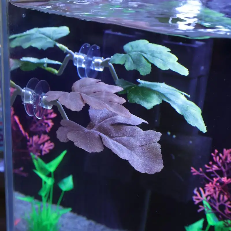 ベタ魚用リーフハンモック水槽装飾植物ベッド、リラックスや産卵 - Planted Aquarium Betta のレビューと価格