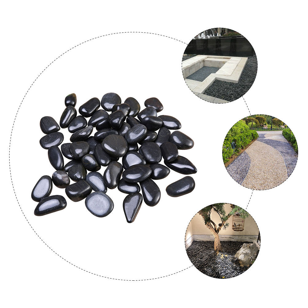 1セット 水槽用小石 天然造景石 黒色植木鉢装飾砂利 魚タン - Aquarium For Planted Tank のレビューと価格