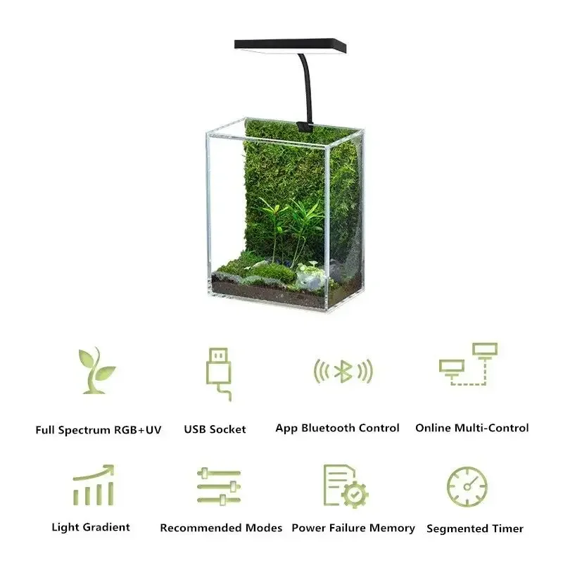 WEEK AQUA Mag Pro USBナノ水槽ライト 水 - Planted Aquarium Products のレビューと価格