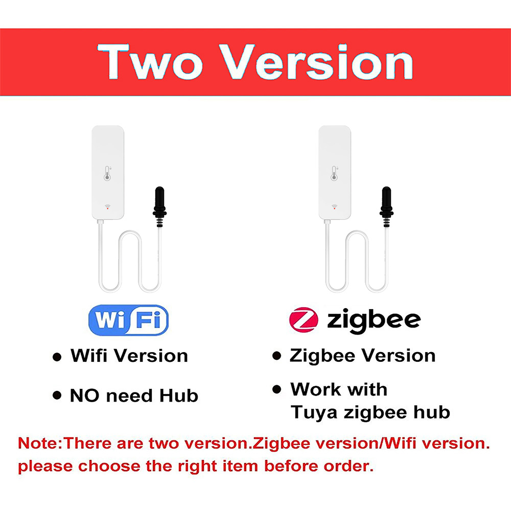 Tuya Wifi Zigbee 温度と湿度センサー 外部プ - Planted Aquarium Parameters のレビューと価格