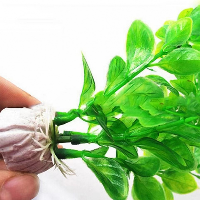 人工芝水族館の装飾植物水植物プラスチック水槽アクセサリーシミ - Aquarium Plant Nursery のレビューと価格