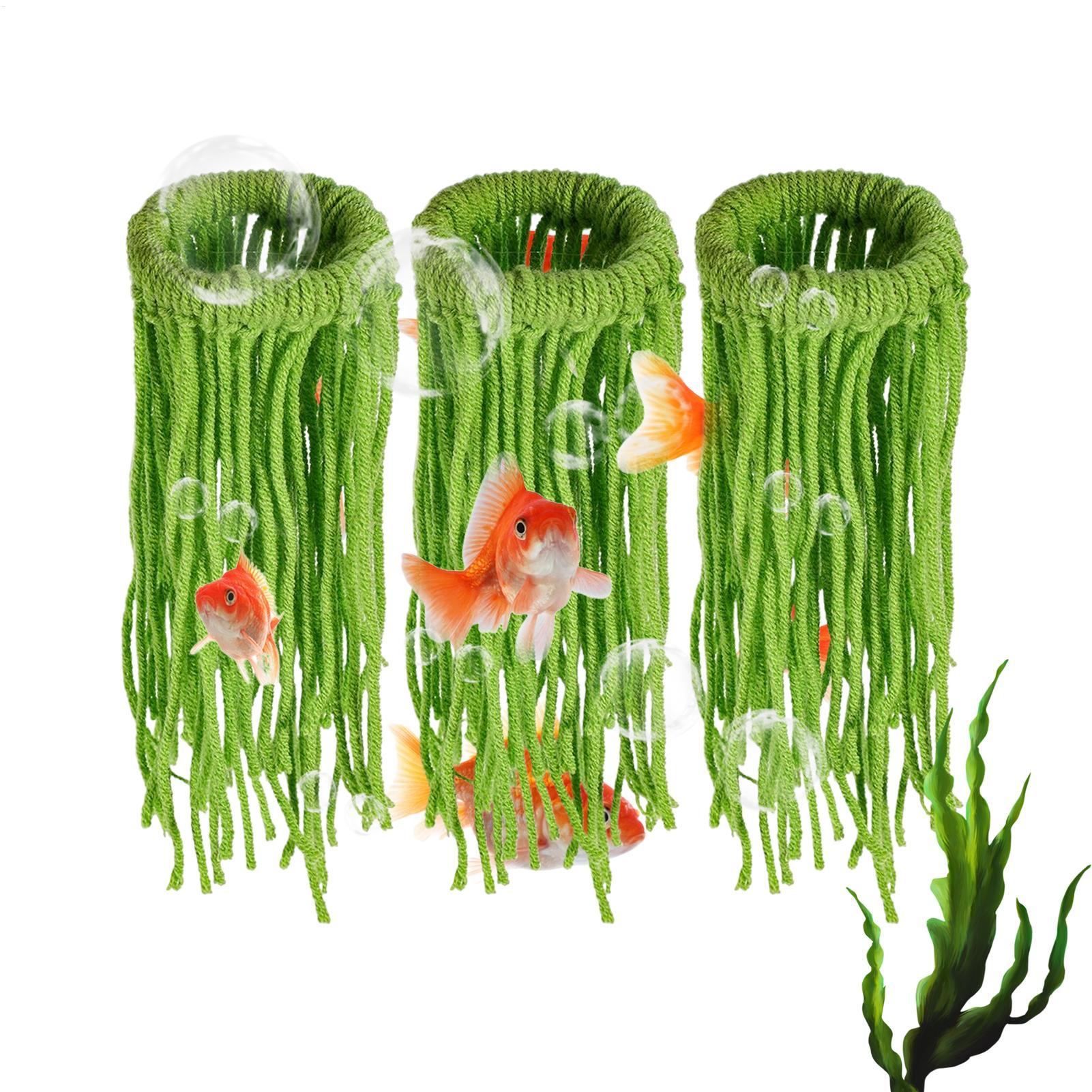 3個入りフローティング孵化場産卵モップ、魚水槽用産卵モップ、 - Aquarium Plant Grass のレビューと価格