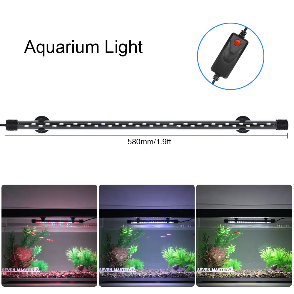 防水LED水族館植物成長ランプ,水槽ライト,水中水族館ライト - Aquarium Plant Nursery のレビューと価格