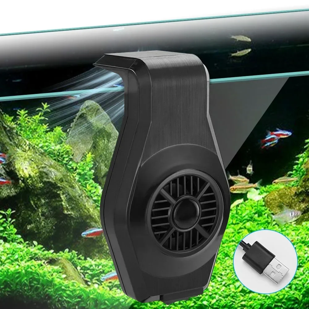 USB水族館冷却ファン、速度制御付き、ミニ強力防水静音、水槽 - Aquarium Plant Nursery のレビューと価格