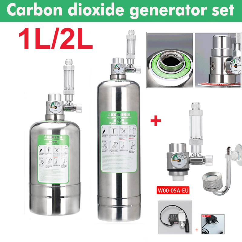 水槽用CO2発生器システム CO2キット ステンレス製CO2 - Planted Aquarium Parameters のレビューと価格
