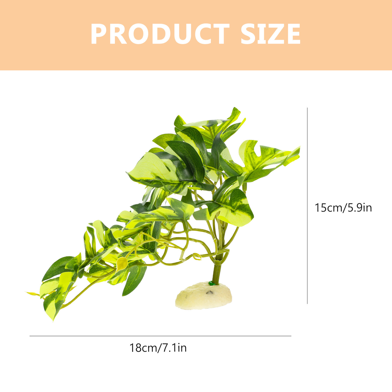 リアルな樹脂製爬虫類テラリウム植物シミュレーション水槽装飾品 - Aquarium For Planted Tank のレビューと価格