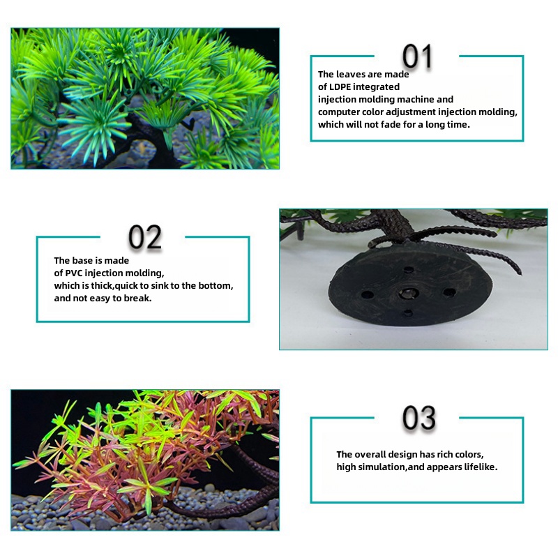 水族館の装飾,魚の木,人工植物,花の装飾,ポルノフィッシュの - Aquarium Plant Seeds のレビューと価格