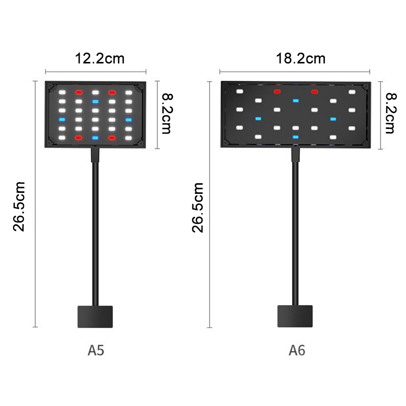 水族館 USB LED ライトフルスペクトル水生植物成長ラン - Aquarium Plant Nursery のレビューと価格