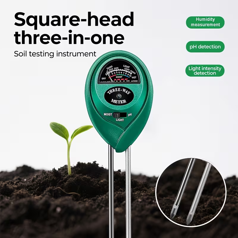 3-in-1土壌テスター（水分、PH、光測定器）– バッテリ - Tissue Culture Plant のレビューと価格