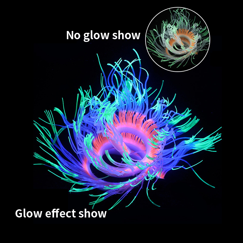 ソフトシリコーンウミクチウミズメサンゴ植物水中発光人工芝水槽 - Aquarium Plant Gel のレビューと価格