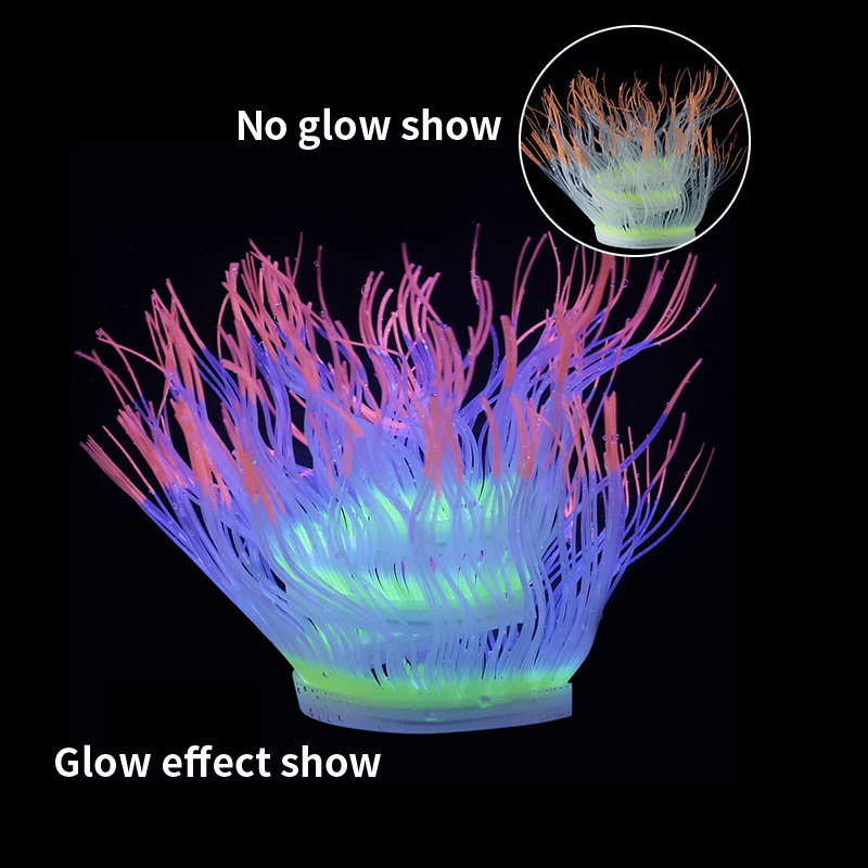 ソフトシリコーンウミクチウミズメサンゴ植物水中発光人工芝水槽 - Aquarium Plant Gel のレビューと価格